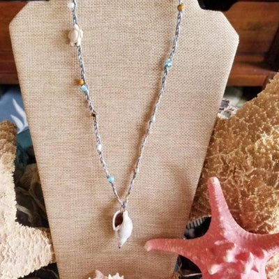 The Midwest Mermaid Company Necklace Beach Braided Boho Necklace