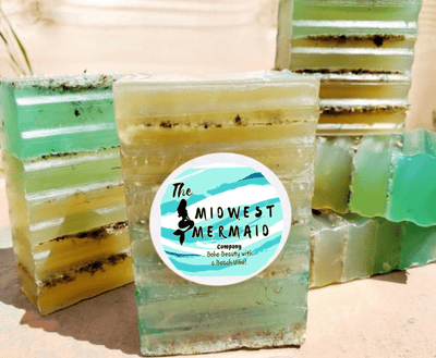 The Midwest Mermaid Company Soap Blue Green Algae Aloe Soap