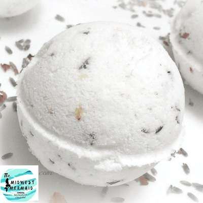 The Midwest Mermaid Company Soothing Sea Oats and Lavender Bath Bombs